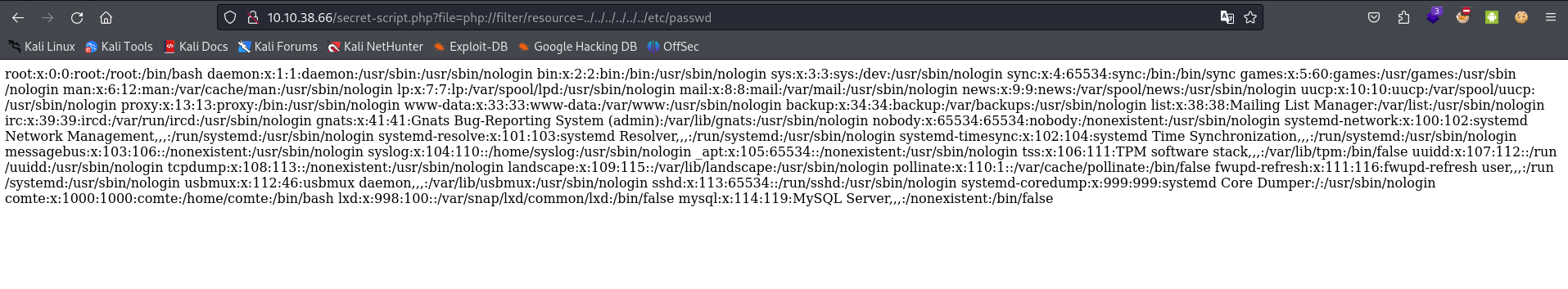 image détaillé du ctf