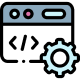 logo d'un développeur web
